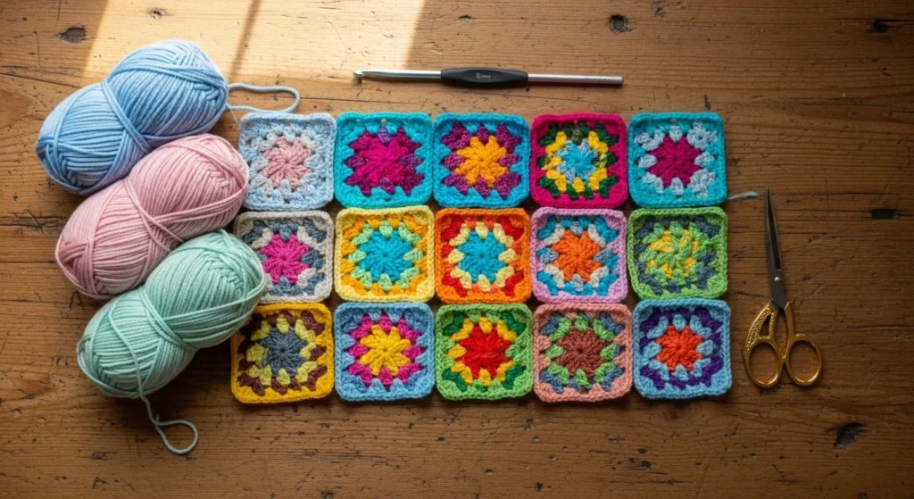 How to Crochet a Classic Granny Square Easily