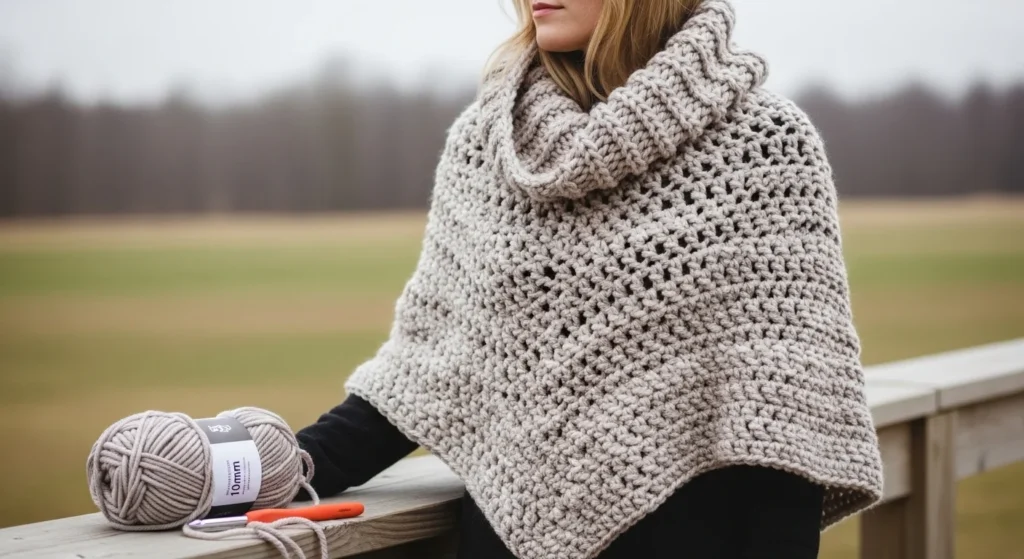 How to Crochet a Poncho for Cozy Layers